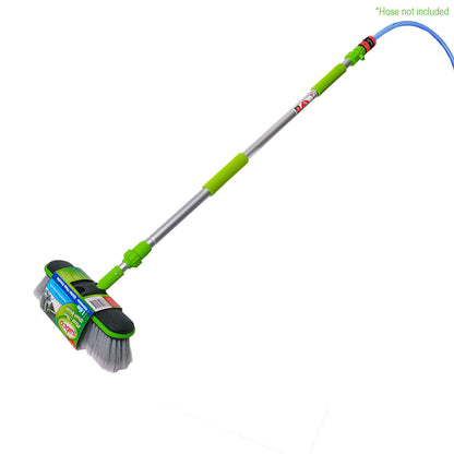 Sabco Brush Car Caravan Wash Flow Through Hose PRO Cleaning Telescopic Scrubs