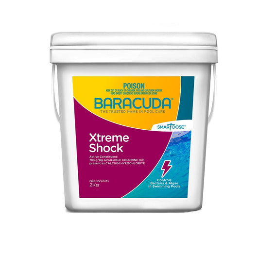 Pool Shock Baracuda 2kg Treatment Super Shockit Chlorine PRO Strength Granular