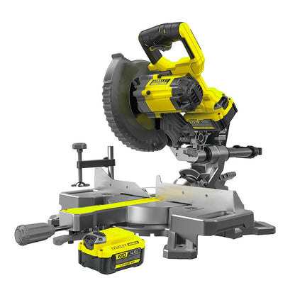 Stanley® Fatmax 18V Slide Mitre Saw Kit Cordless Compound Drop Bevel Battery Set