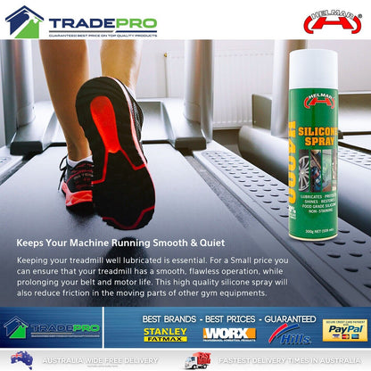 Silicone Spray Helmar 300g Lubricant Treadmill Marine Anti Squeak Friction Oil