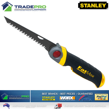 Stanley Fatmax Jab Saw Folding PRO Wallboard Gyprock Drywall & Plaster Board Cut