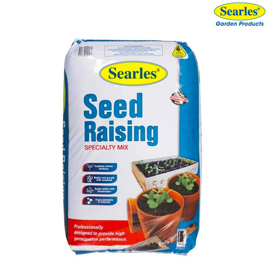 Seed Raising Mix 10L Searles Premium Potting Soil Cuttings Propagation Mixture