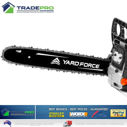 Chainsaw 55cc Yardforce® Commercial 450mm Bar Chain Saw EStart 2-Stroke