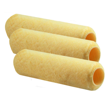 Paint Roller Cover 270mm 3pc Pack 12mm Nap Quality Water Oil Based Paint Rollers