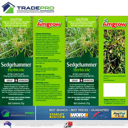 sedgehammer herbicide for sale Weed Killer Sedgehammer Herbicide 25g Kills Nutgrass Mullumbimby Couch – TradePro Hardware