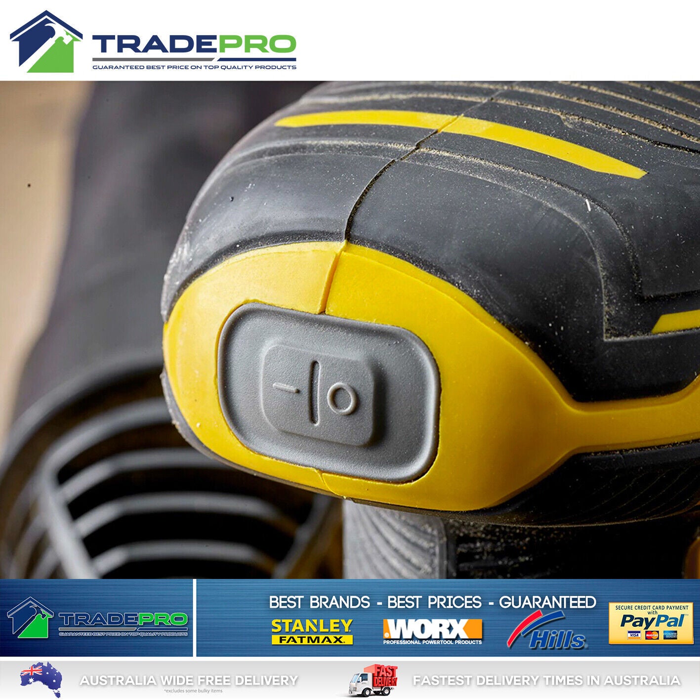 Stanley® Fatmax 18V Sander Random Orbital Wood Paint Metal with Dust Cartridge
