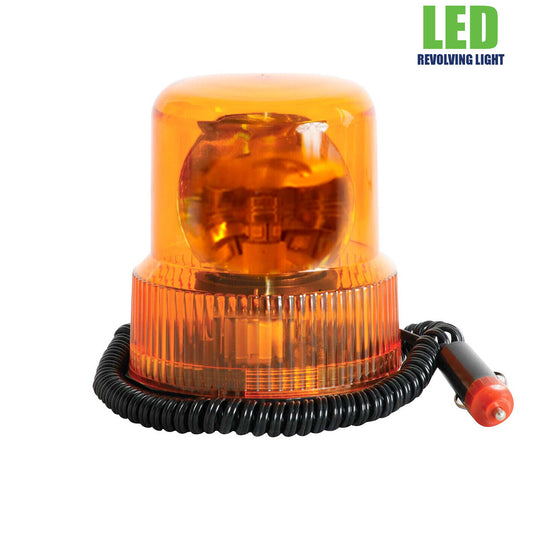 13 LED 12V Revolving Beacon Light Emergency Quality Warning Flashing Amber Lamp