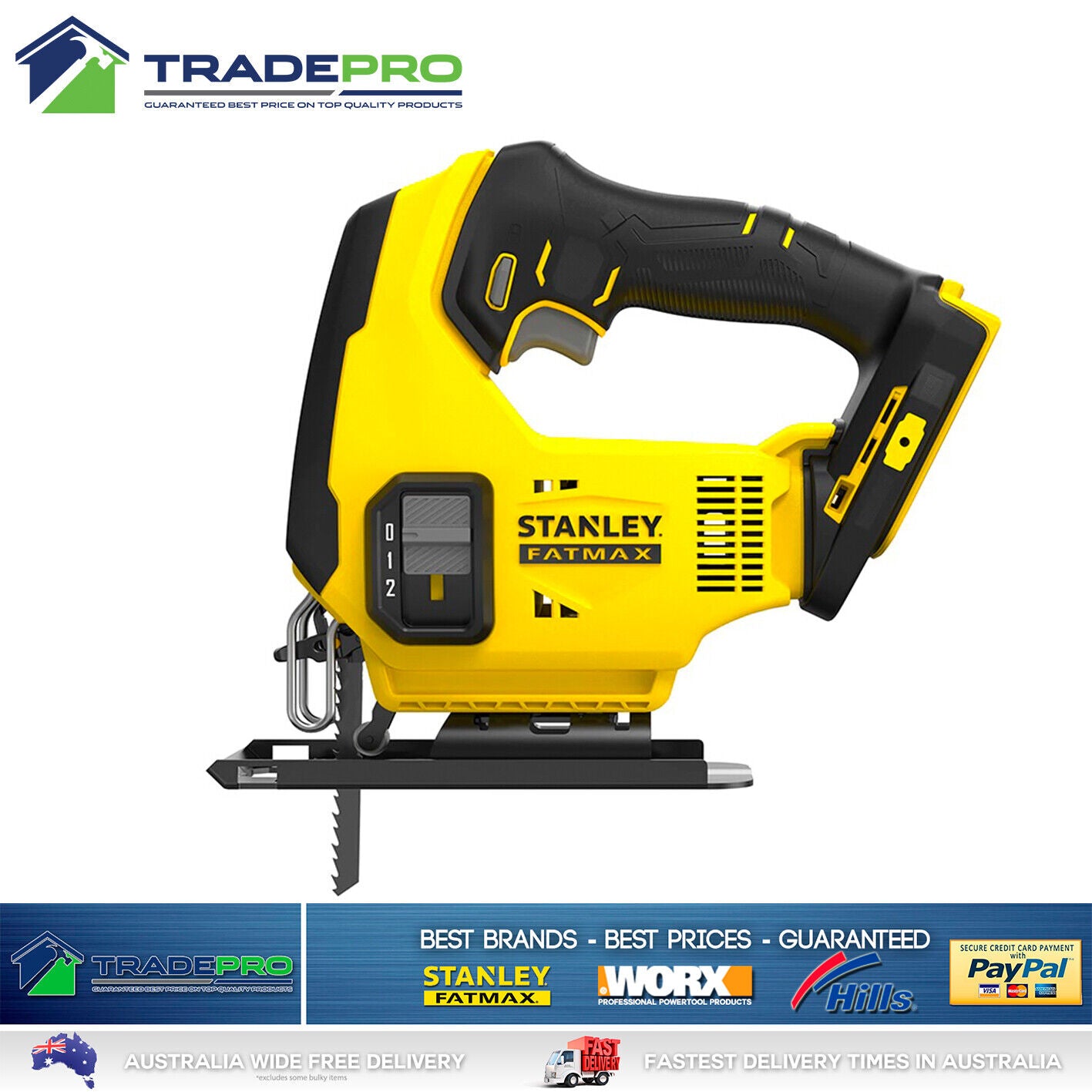 Stanley® Fatmax 18V Cordless Jigsaw Genuine SFMCS600B Multi Blade PRO Tool Only