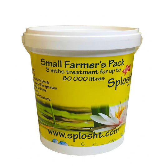 Splosht PRO Natural Water Cleaner Algae Clear Aquarium Farmers 80000L Dam Pack