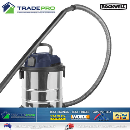 Vacuum Cleaner Wet & Dry Commercial Work Shop 1200W Kit 20L Shop Pro Vac Set