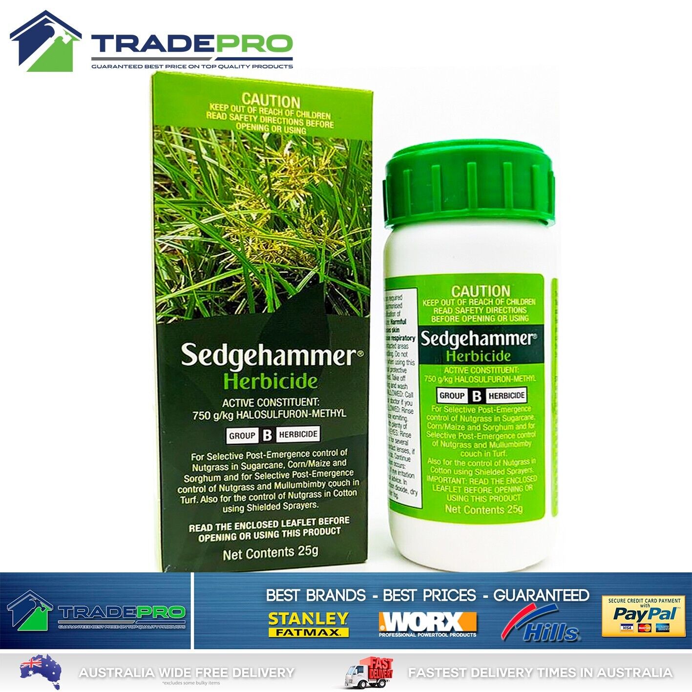 where to buy sedgehammer herbicide Weed Killer Sedgehammer Herbicide 25g Kills Nutgrass Mullumbimby Couch – TradePro Hardware