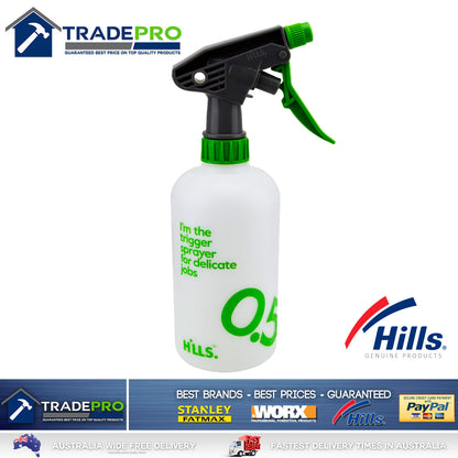Spray Bottle 500ml Hills® Trigger Gun Misting Sprayer Flowers Restaurant Cleaner