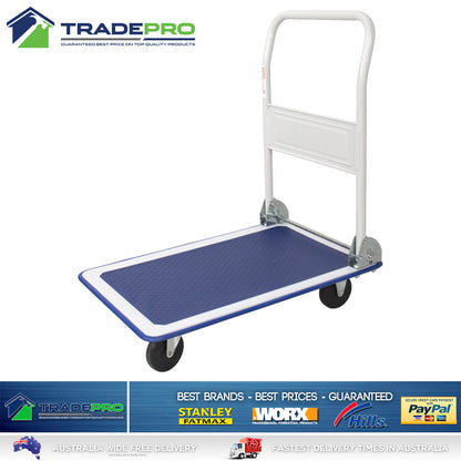 Platform Trolley 150KG PRO® H/D Industrial Flat Bed Foldable Hand Truck Cart