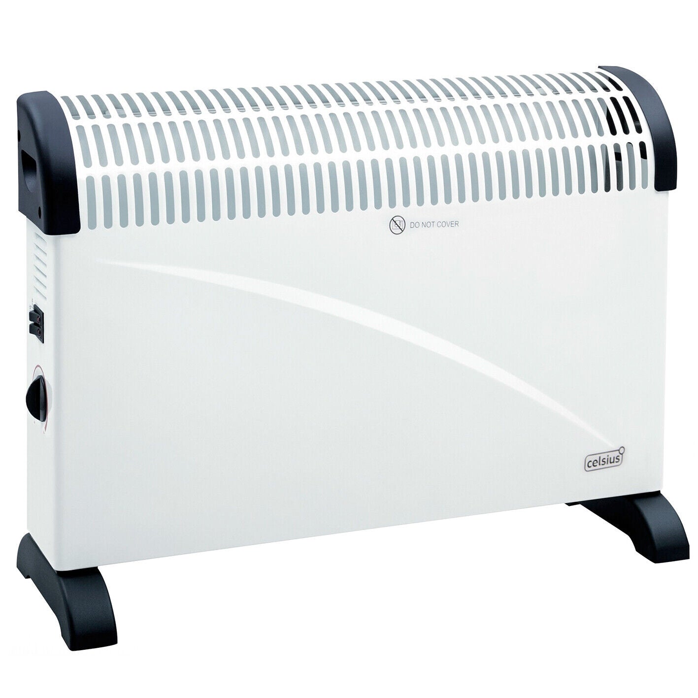Electric Heater 2000W Convection Portable Thermostat Home Adjustable Warm Hot