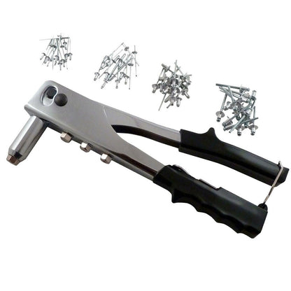 Rivet Gun Heavy Duty Metal Workforce Aust 4x Nozzles 1/8 3/32 5/32 3/16 Pop Gun