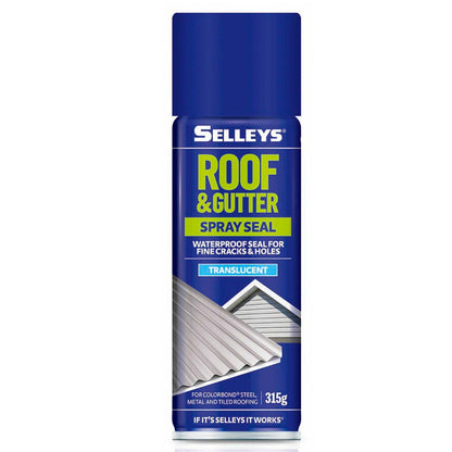 Selleys® Roof & Gutter Spray Seal 315g Silicone Sealant Water Sealer Caravan