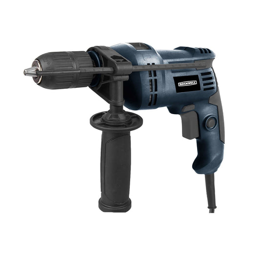 Electric Power Drill 600w Rockwell® 13mm Hammer Keyless Chuck Forward Reverse
