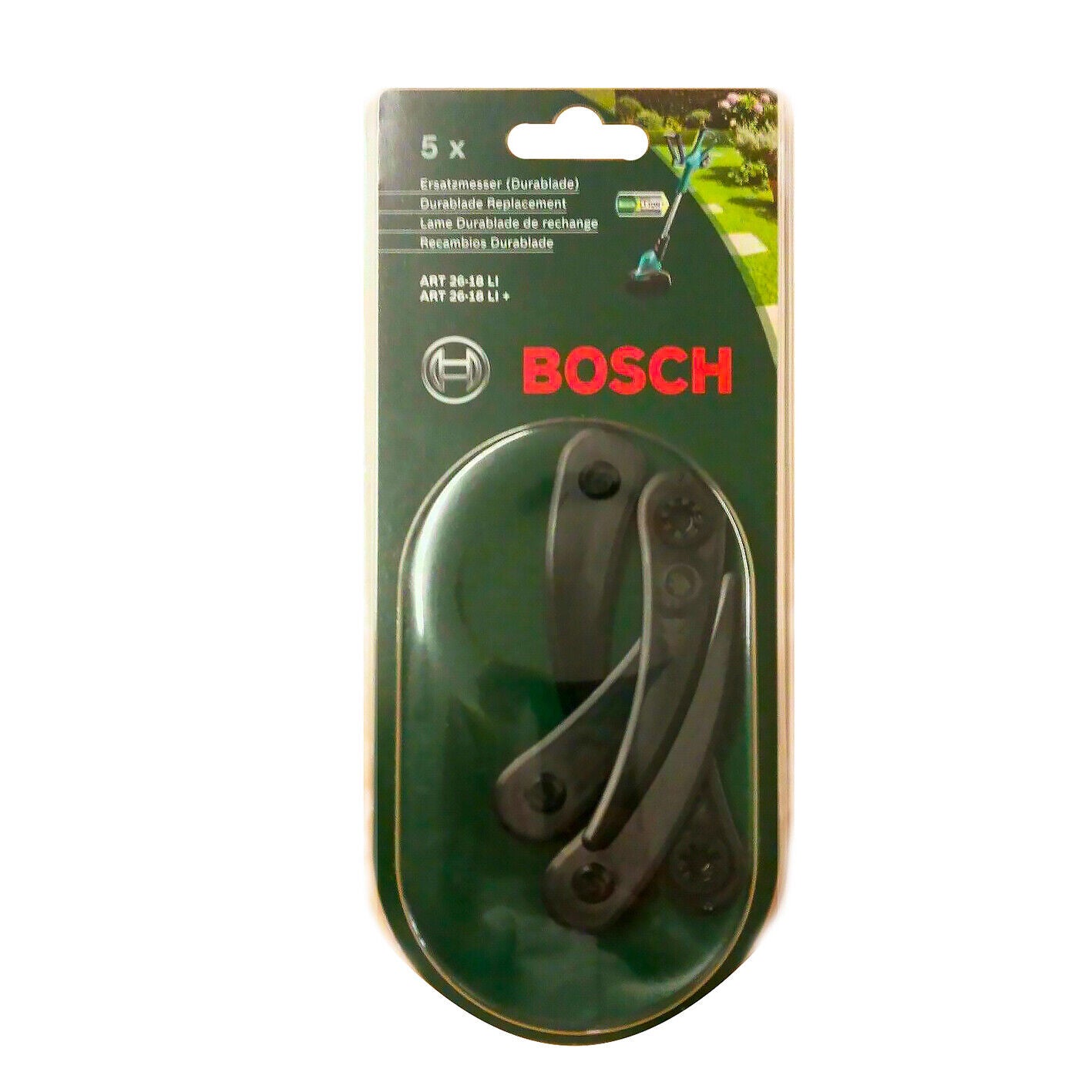 Genuine Bosch DuraBlade 5pc Pack ART 26-18 Li Grass Trimmer Cutting Blades