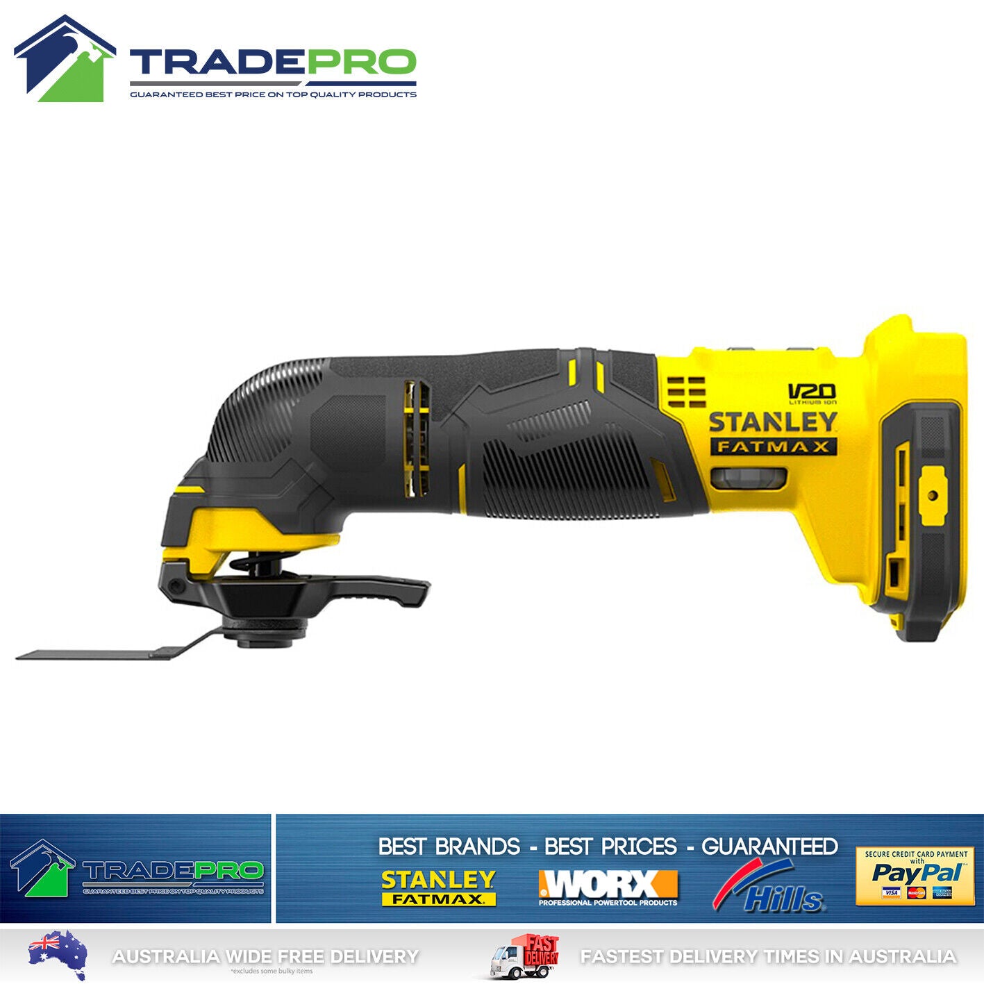 Stanley® Fatmax 18V Sonicrafter Sonic Oscillating Multi Function Pro Tool