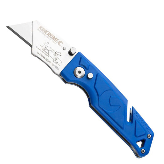 Kincrome® Ultility Knife Folding Box Cutter Blade PRO Pocket Trade Heavy Duty