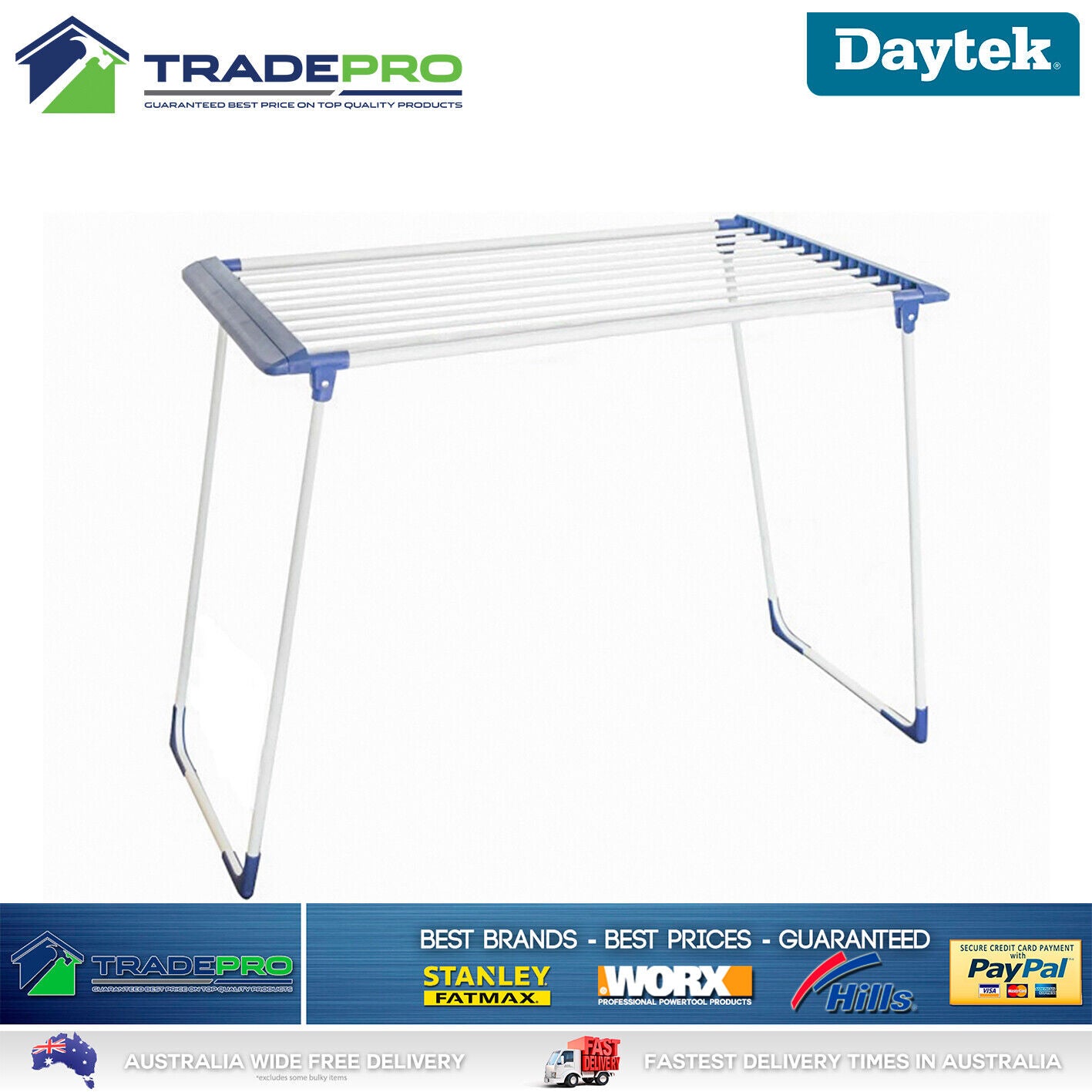 Clothes Line Airer Premium Slide Out Easy Expanding Portable Drying Rack Ezy