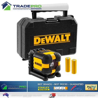 Dewalt Cross Line Laser Red Beam Leveling Distance Accurate Transversal Pendulum