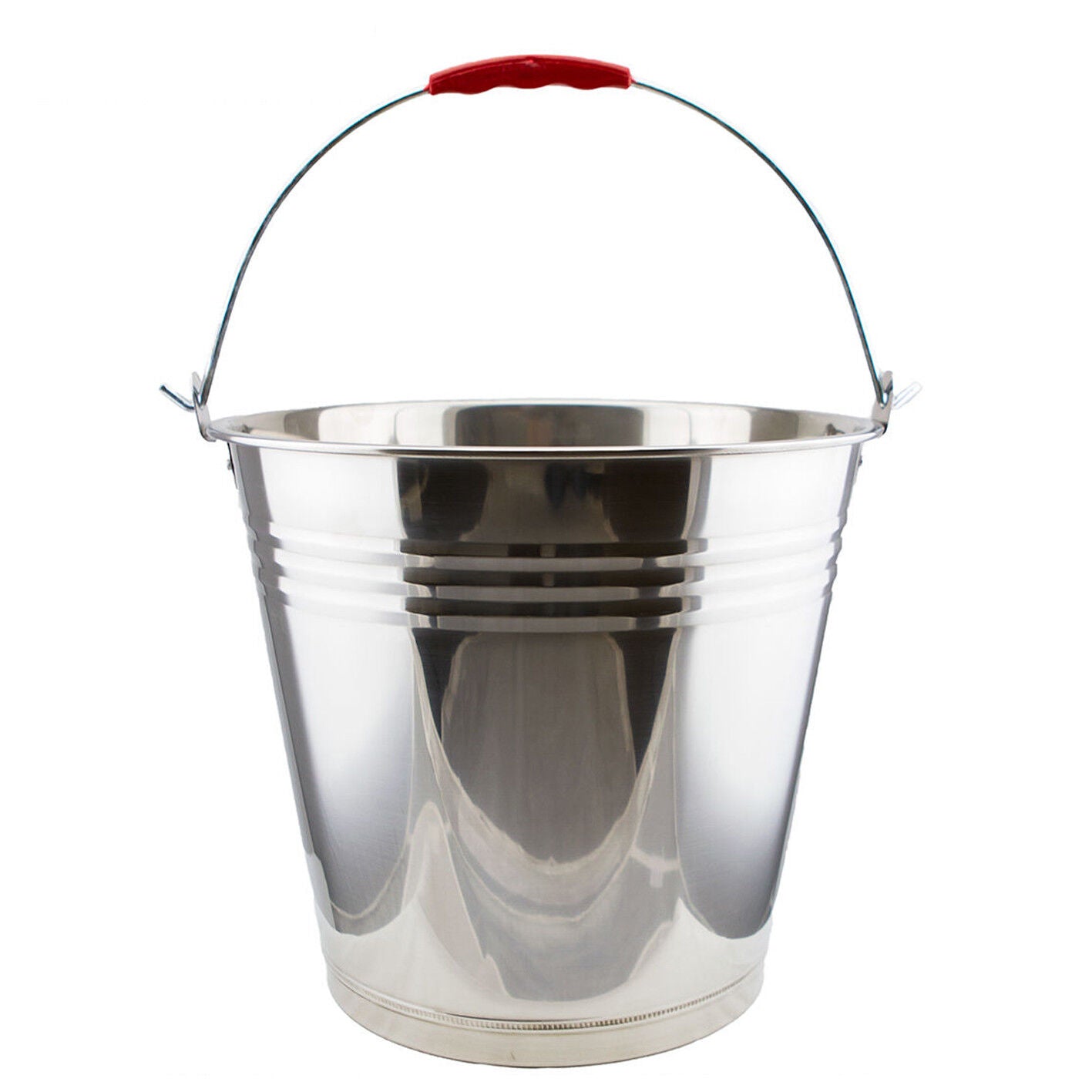Stainless Steel Bucket with Handle 10Ltr Heavy Duty Quality 10L Marine Pail