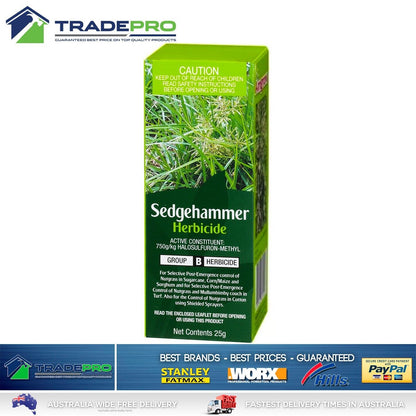 sledgehammer herbicide Weed Killer Sedgehammer Herbicide 25g Kills Nutgrass Mullumbimby Couch – TradePro Hardware