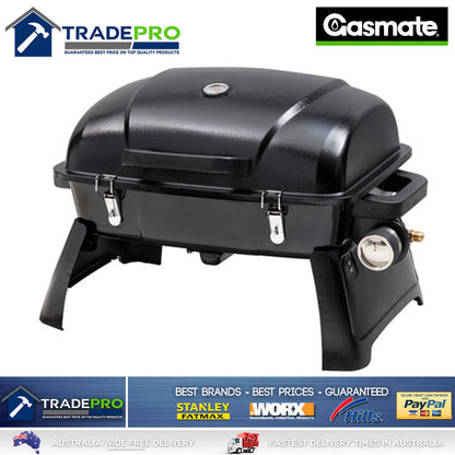 Portable BBQ Gas Barbecue Outdoor Camping Grill LPG Caravan Cooker Burner W/Hose