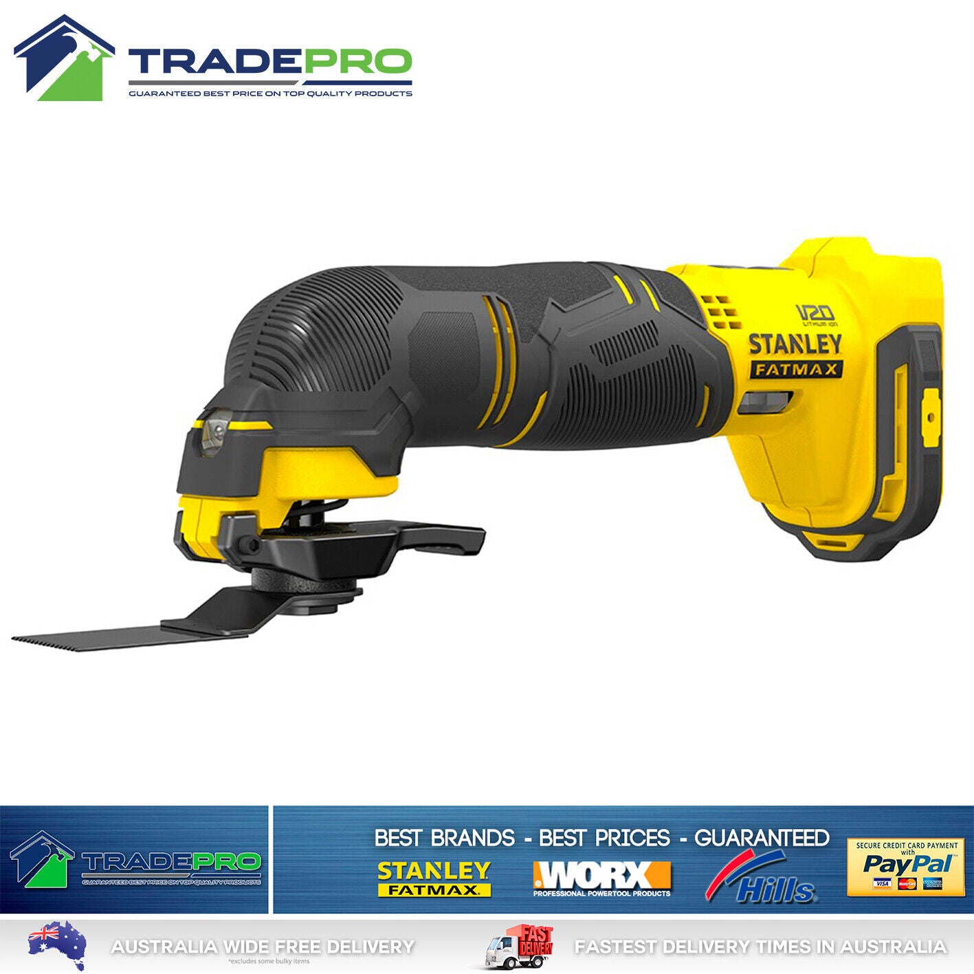 Stanley® Fatmax 18V Sonicrafter Sonic Oscillating Multi Function Pro Tool