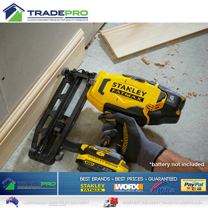 Stanley® Fatmax Nail Gun SFMCN616B Cordless 18v 16Ga Straight Finishing Nailer
