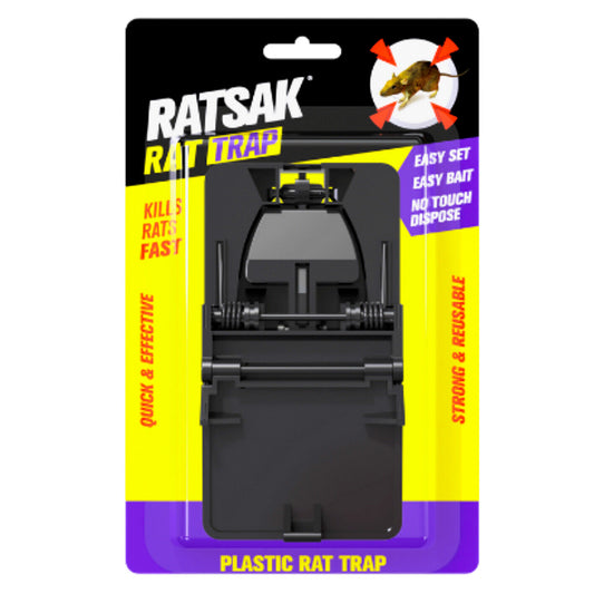 Rat Mouse Trap Ratsak® No Touch Reusable Easy Bait Mice Capture Animal Pest