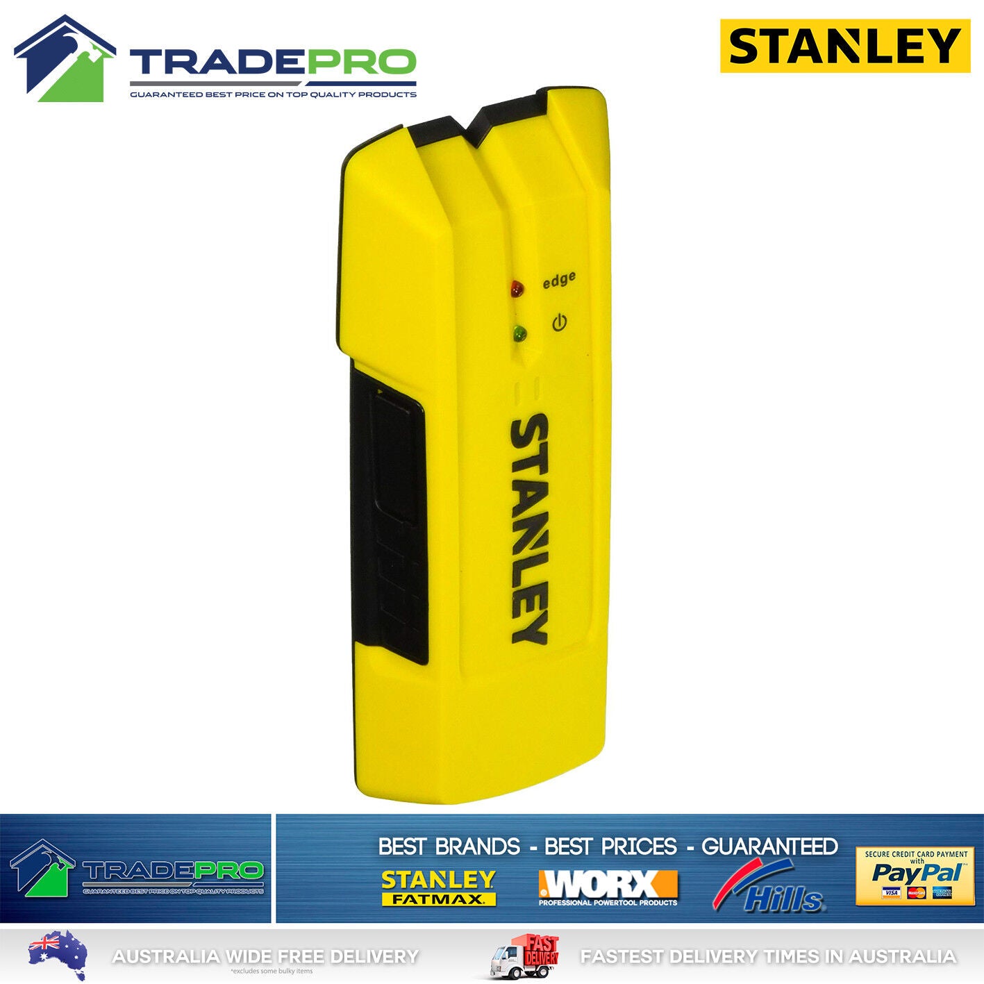 Stanley Stud Detector Sensor Finder NEW MODEL S50 Metal & Wood 19mm Wall Scan