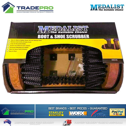 Boot Scrubber Shoe Mud Dirt Scraper Brush Original Medalist Outdoor Cleaner PRO