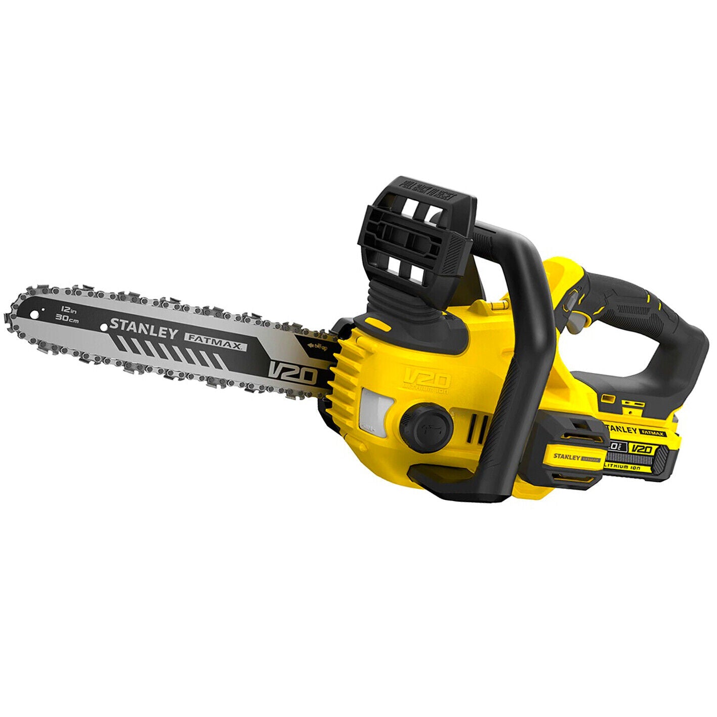 Stanley® Fatmax Chainsaw 18V Kit with PRO 4.0AH Battery 30cm Chain Saw Bar Tree