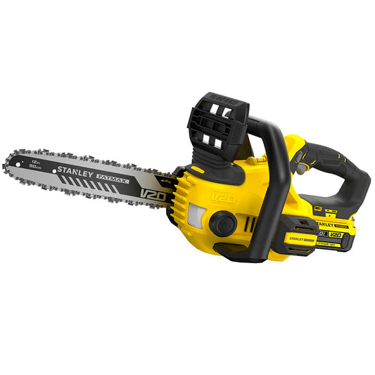 Stanley® Fatmax Chainsaw 18V Kit with PRO 4.0AH Battery 30cm Chain Saw Bar Tree
