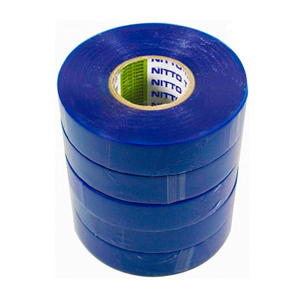 5x Rolls Nitto® Electrical Tape Blue 18mm x 20m Insulation Denko Electric Bulk