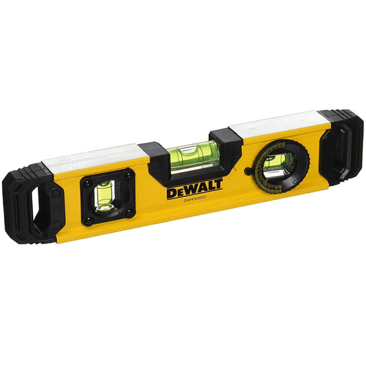 Torpedo Spirit Level Dewalt® 230mm 9" Magnetic Base Heavy Duty PRO Shock Proof