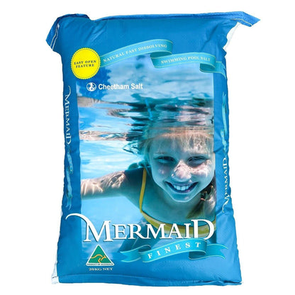 Swimming Pool Salt 20kg Bag Fine Granular Washed Salt Sodium Chloride Mermaid
