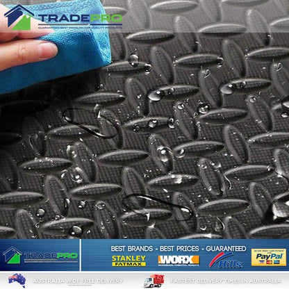 6PC Floor Mat Tiles EVA H/Duty Rubber Foam Interlocking Fatigue Shock Absorb Gym
