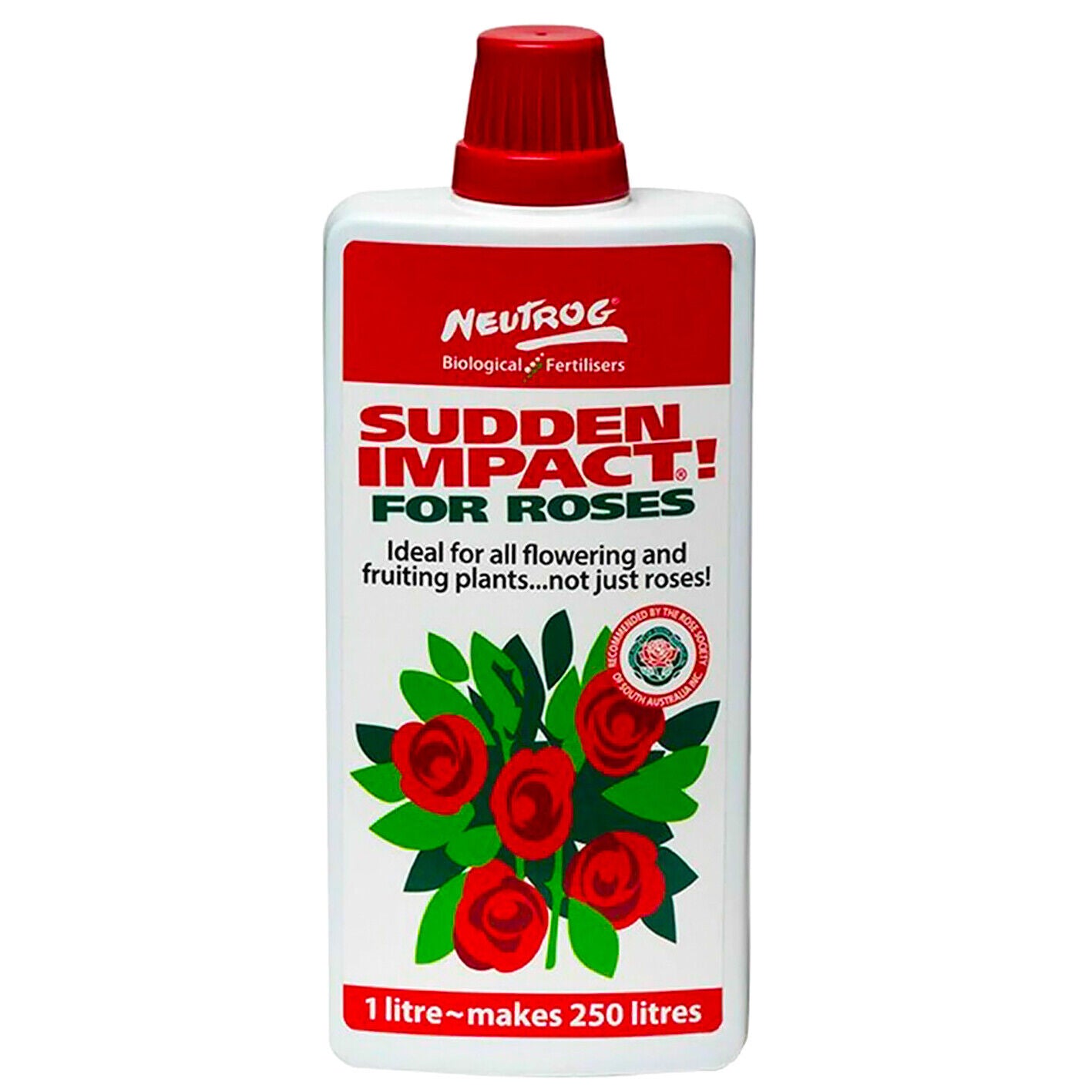 Neutrog Sudden Impact Roses 1L Organic Boosted Fertiliser Liquid Plants Fruit