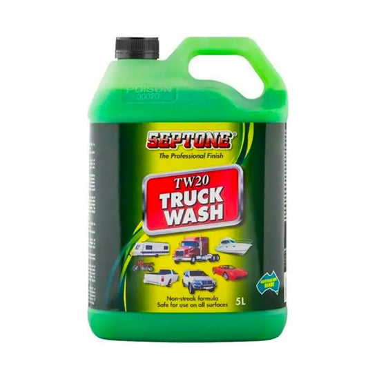 Septone 5L Truck Wash Aust Made Heavy Duty Car Motorcycle Caravan Soap Cleaner