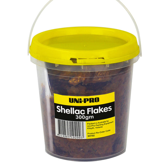 Shellac Flakes 300g Pro Quality UniPro French Polishing Wood Furniture Natural