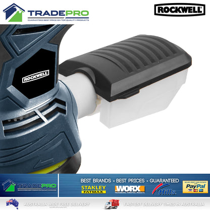 Electric Orbital Sander 125mm 240w PRO with Bonus Sandpaper & Dust Cartridge