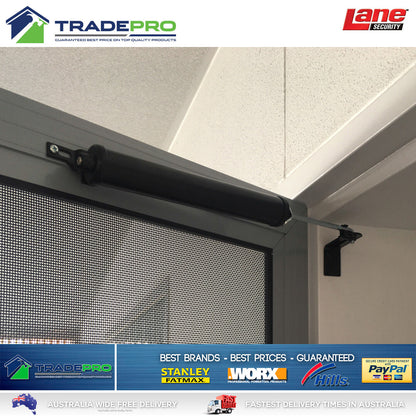 Door Closer Lane Pneumatic Adjust Universal Security Screen Opener Black 6253736