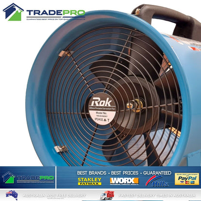 Blower Fan Cooler Large Commercial Workshop Shed ROK® 300mm 520W Extraction