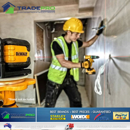 Dewalt Cross Line Laser Red Beam Leveling Distance Accurate Transversal Pendulum