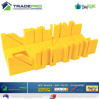 Plastic Cornice Mitre Saw Box 300mm PRO Square Angle 90/45 Degree Guide Wood Cut