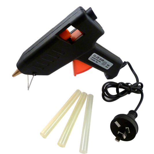 Quality Medalist Electric Hot Glue Gun Kit 40w 240V with Glue Stick Set 3pc